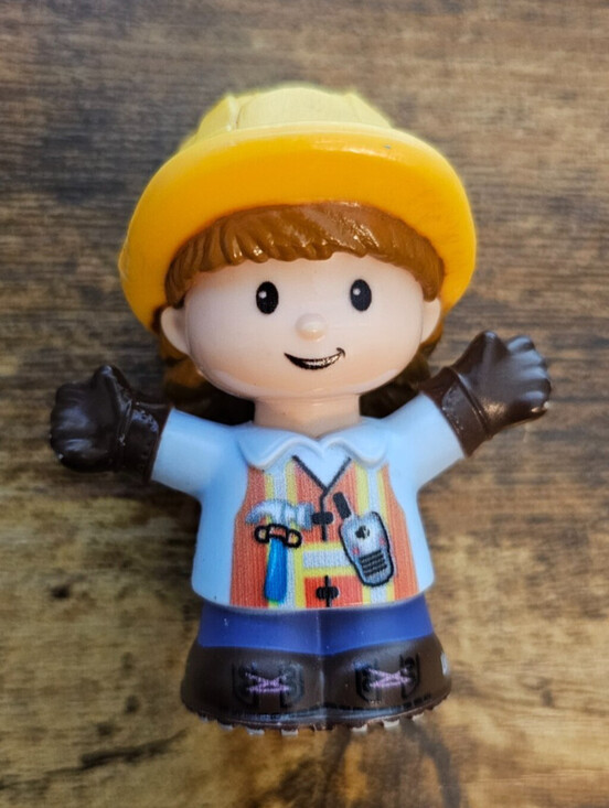 Fisher-Price Other - Replacement Girl w/ Braids Toy - Little People Load Up and Learn